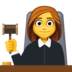 👩‍⚖️ woman judge display on Facebook